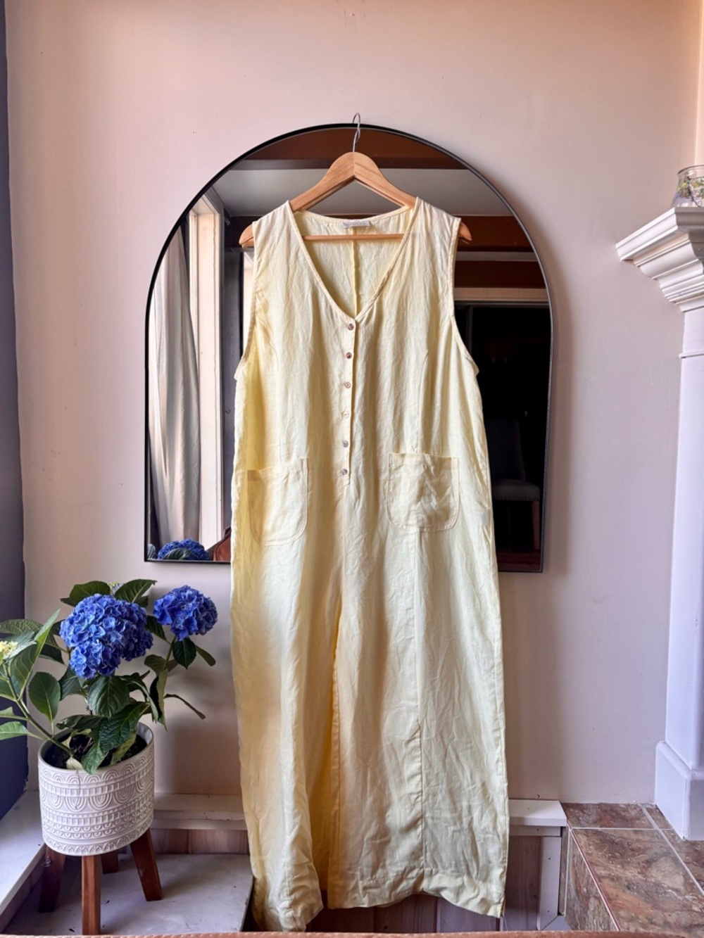 NOMAD THE LABEL | linen florentine jumpsuit | size 16 - Picture 5 of 8